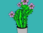 Dibujo Flores de cactus pintado por MADELIYMACHO