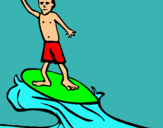 Dibujo Surfista pintado por carlivchia