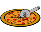 Dibujo Pizza pintado por pizzamagica