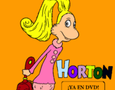 Dibujo Horton - Sally O'Maley pintado por anele