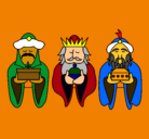 Dibujo Los Reyes Magos 4 pintado por keydy