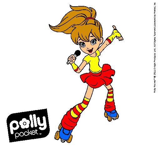 Dibujo Polly Pocket 2 pintado por albert46
