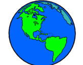 Dibujo Planeta Tierra pintado por jjfgjj