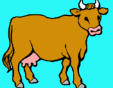 Dibujo Vaca pintado por rayrey