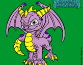 Dibujo Spyro pintado por ALEXA7M