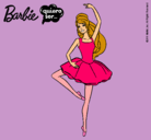 Dibujo Barbie bailarina de ballet pintado por claudete