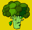 Dibujo Brócoli pintado por milgen
