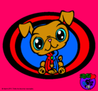 Dibujo Perrito Littlest Pet Shop pintado por nicole51