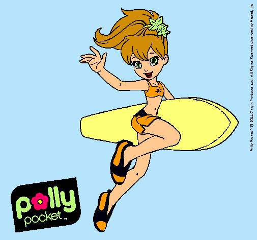 Dibujo Polly Pocket 3 pintado por aslin