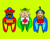 Dibujo Los Reyes Magos 4 pintado por ADRIANYYOLY