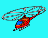 Dibujo Helicóptero pintado por garin