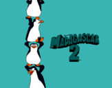 Dibujo Madagascar 2 Pingüinos pintado por nikolay