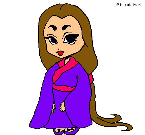 Princesa con kimono