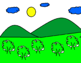 Dibujo Montañas 4 pintado por imajenes