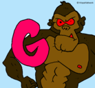Dibujo Gorila pintado por archisofi