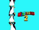 Dibujo Madagascar 2 Pingüinos pintado por eleazar