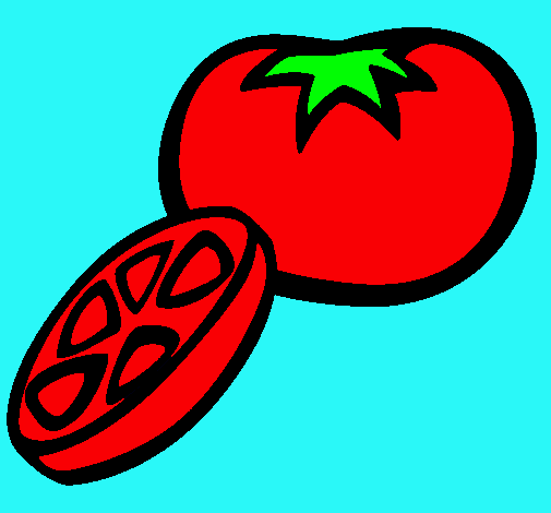 Dibujo Tomate pintado por Javiera123