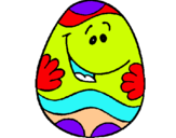 Dibujo Huevo de pascua feliz pintado por david-avil