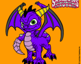 Dibujo Spyro pintado por Lau_DMV