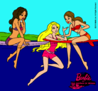 Dibujo Barbie y sus amigas pintado por omarsitis
