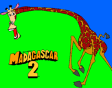 Dibujo Madagascar 2 Melman 2 pintado por alejandroron