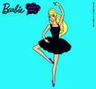 Dibujo Barbie bailarina de ballet pintado por rosariodia