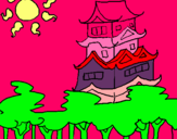 Dibujo Casa japonesa pintado por pixie11