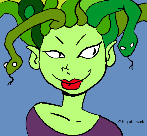 Mujer medusa