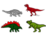 Dibujo Dinosaurios de tierra pintado por juanitojopse