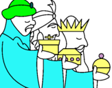 Dibujo Los Reyes Magos 3 pintado por 2058910