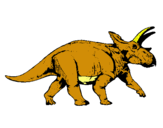 Dibujo Triceratops pintado por triseratopo
