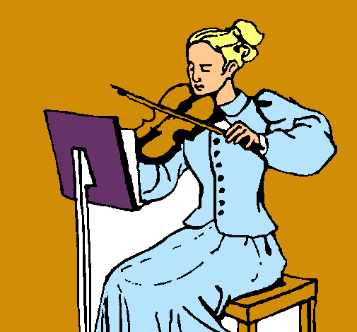 Dama violinista