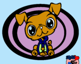 Dibujo Perrito Littlest Pet Shop pintado por fashion9