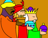 Dibujo Los Reyes Magos 3 pintado por qwer4e