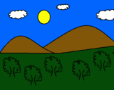 Dibujo Montañas 4 pintado por Bolade