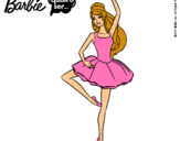 Dibujo Barbie bailarina de ballet pintado por camil8