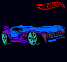 Dibujo Hot Wheels 3 pintado por erick