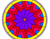 Dibujo Mandala 24 pintado por nallely123