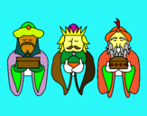 Dibujo Los Reyes Magos 4 pintado por chouuder