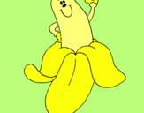 Dibujo Banana pintado por caramelitok