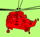 Dibujo Helicóptero al rescate pintado por salvadormo