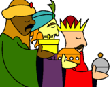 Dibujo Los Reyes Magos 3 pintado por DI-E