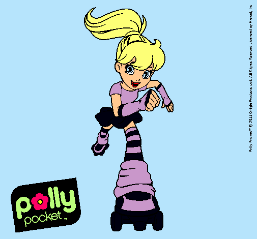 Dibujo Polly Pocket 18 pintado por aslin