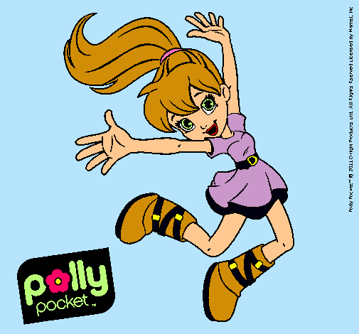 Dibujo Polly Pocket 10 pintado por aslin