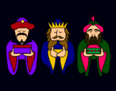 Dibujo Los Reyes Magos 4 pintado por Bubuino