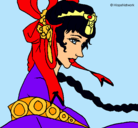 Dibujo Princesa china pintado por nununu