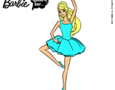 Dibujo Barbie bailarina de ballet pintado por aaaaaaaaaaaa