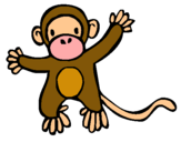Dibujo Mono pintado por mariamartin
