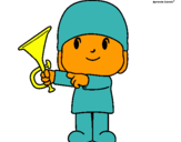 Dibujo Pocoyó pintado por pocoyo111111