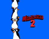 Dibujo Madagascar 2 Pingüinos pintado por Pololo